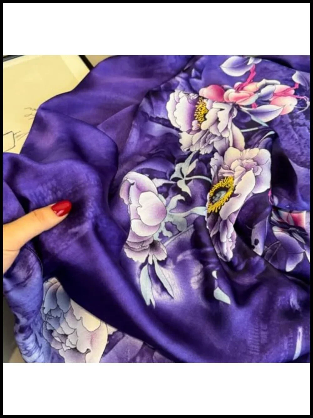 Large Luxury Satin Scarf Lightweight Fashion Shawl Wrap